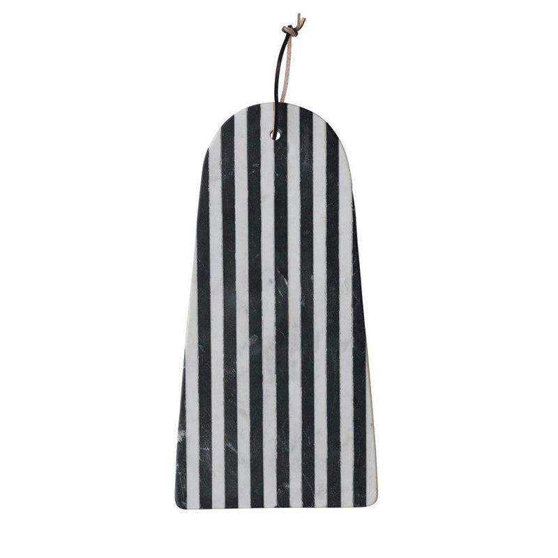 Creative Co-Op Marble Stripe Cutting Cheese Board