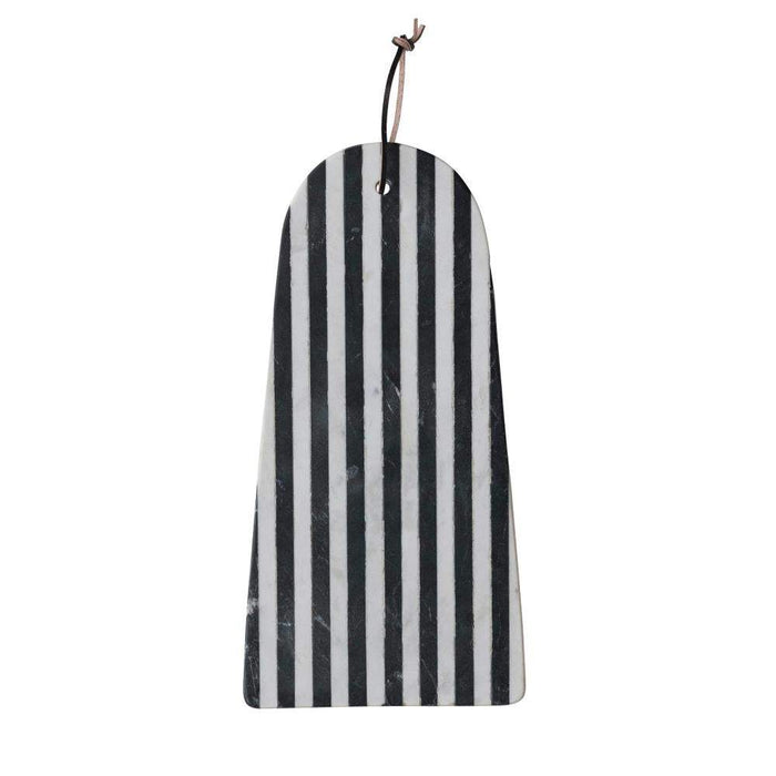 Creative Co-Op Marble Stripe Cutting Cheese Board