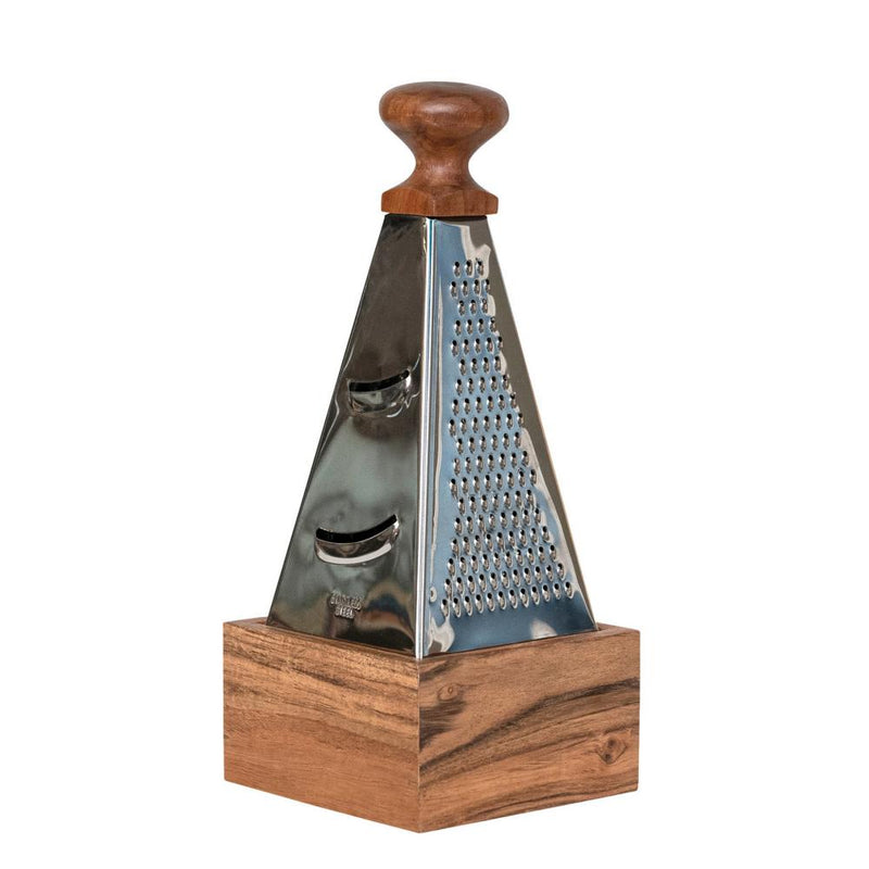 Grater with Acacia with Wood Handle