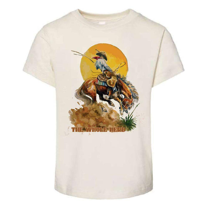 The Whole Herd Youth Bronc Stomp Tee