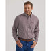 Wrangler Men's Classic Red Plaid Button Down Shirt