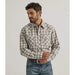 Wrangler Men's 20X Tan Plaid Advanced Competition Snap Shirt