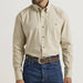 Men's George Strait Tan Plaid Button Down Shirt