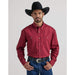 Wrangler Men's George Strait Red Button Down Shirt
