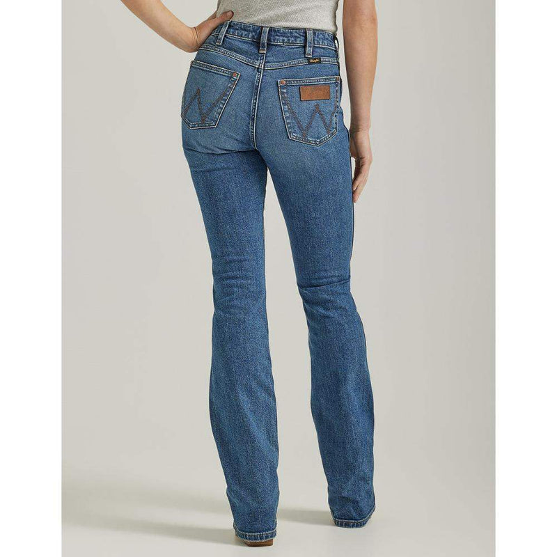 Wrangler Retro Women's High Rise Bootcut Green Jean