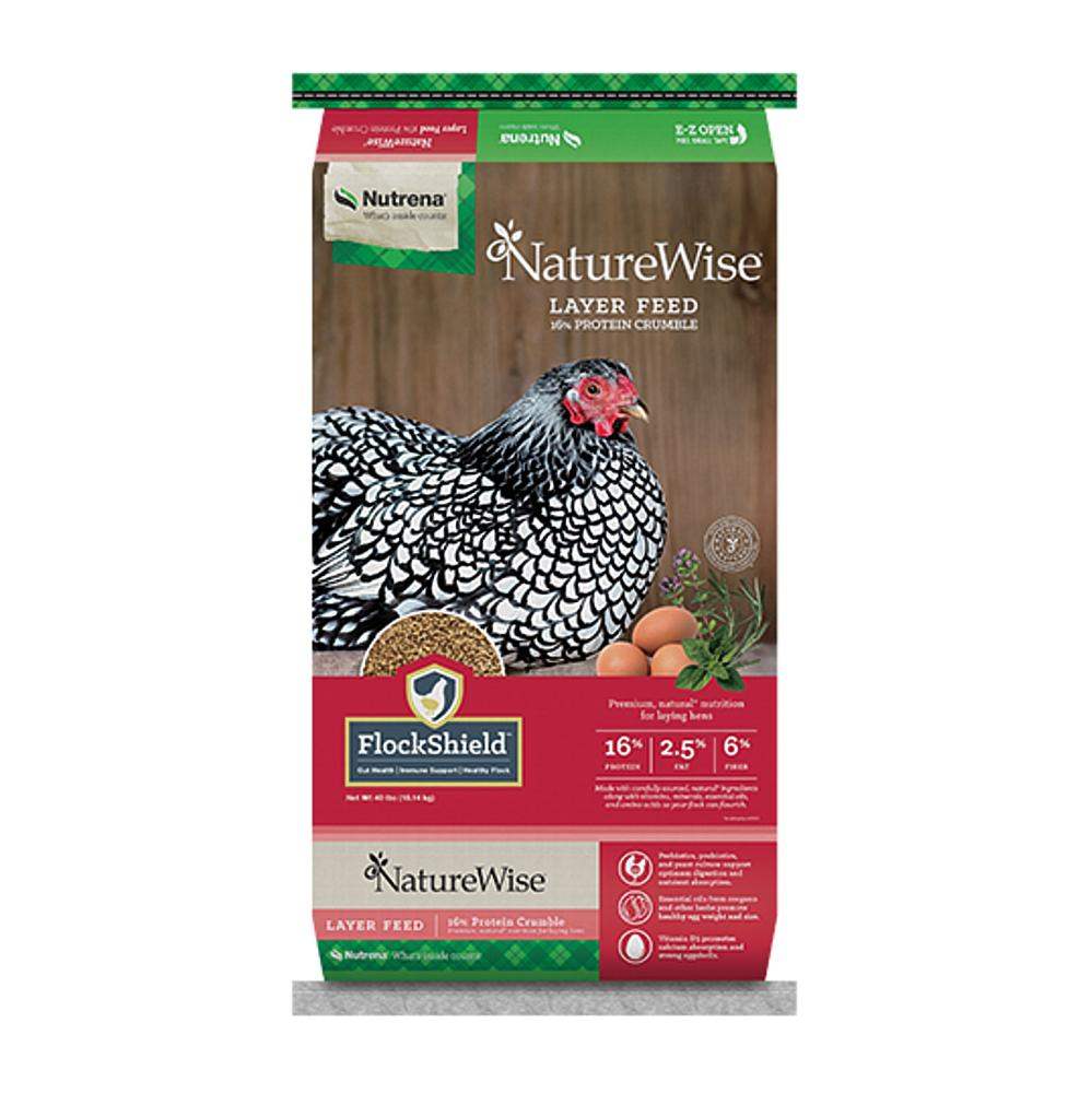 Cargill Animal Nutrition Nutrena NatureWise Layer 16 Crumble 50lbs.