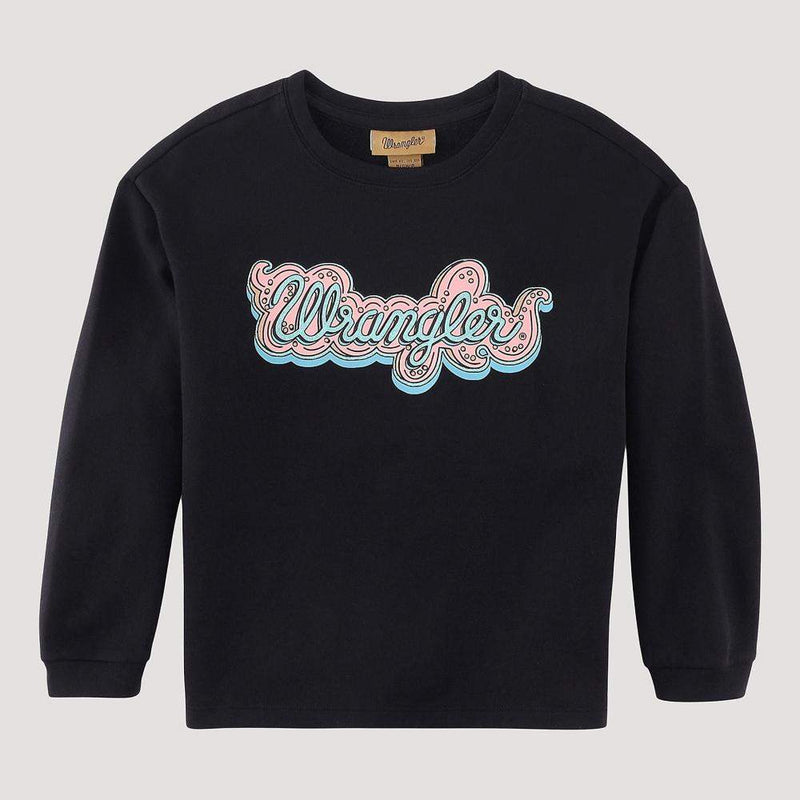 Girl's Script Logo Sweatshirt