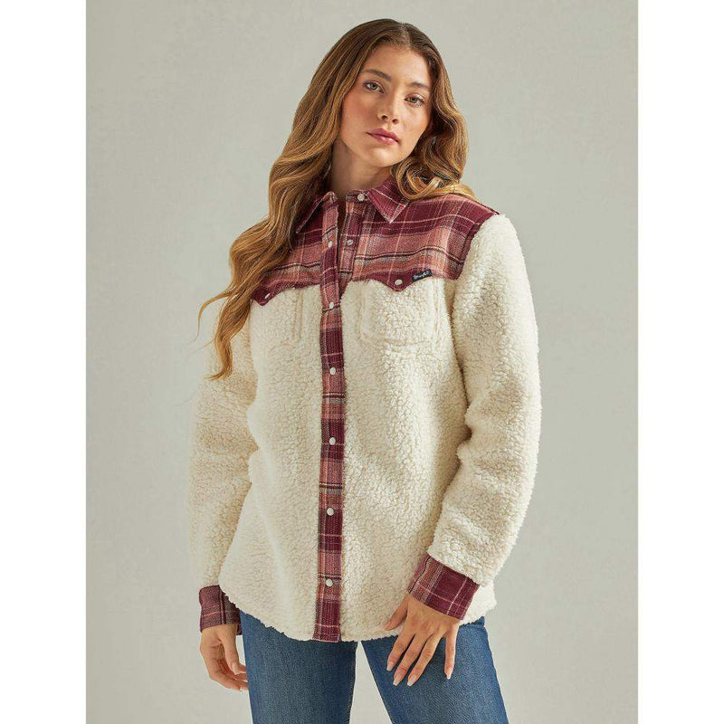 Wrangler Retro Women's Boyfriend Sherpa Shacket