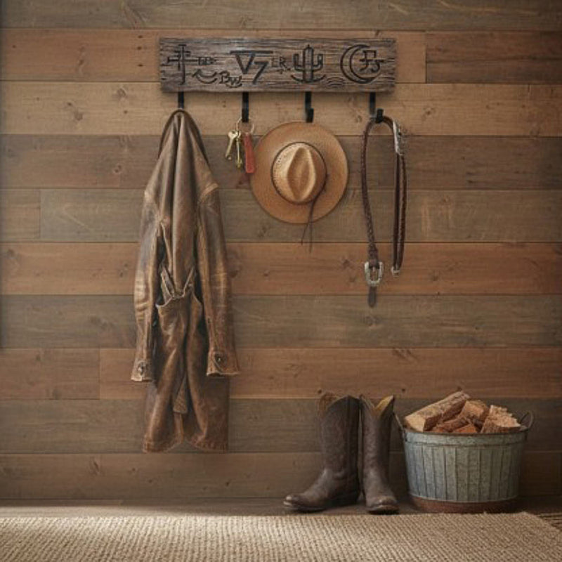Deleon Cowboy Brands Coat Rack