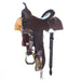 Nrs Competitors Competitor Series Chocolate Roughout Square Skirt Barrel Saddle with Serape Seat