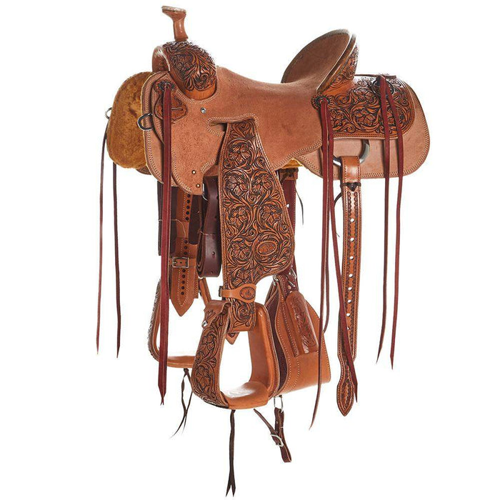 Nrs Competitors Competitor Series Antique Wyoming Flower Seat Rig Team Roper