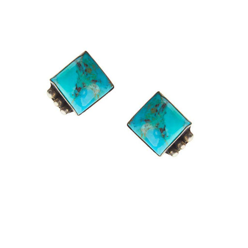 Horse Money Turquoise Turquoise King Stud Earrings