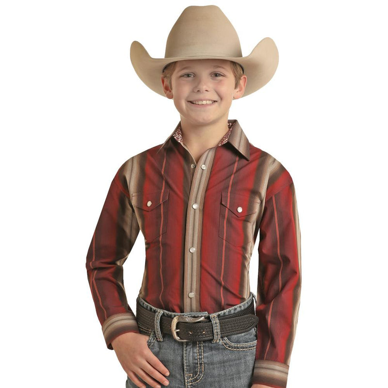 Boy's Serape Snap Shirt
