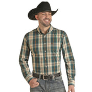 Men's Plaid Button Down Shirt