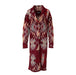 Hooey Women's Burgundy Aztec Sweater Knit Duster