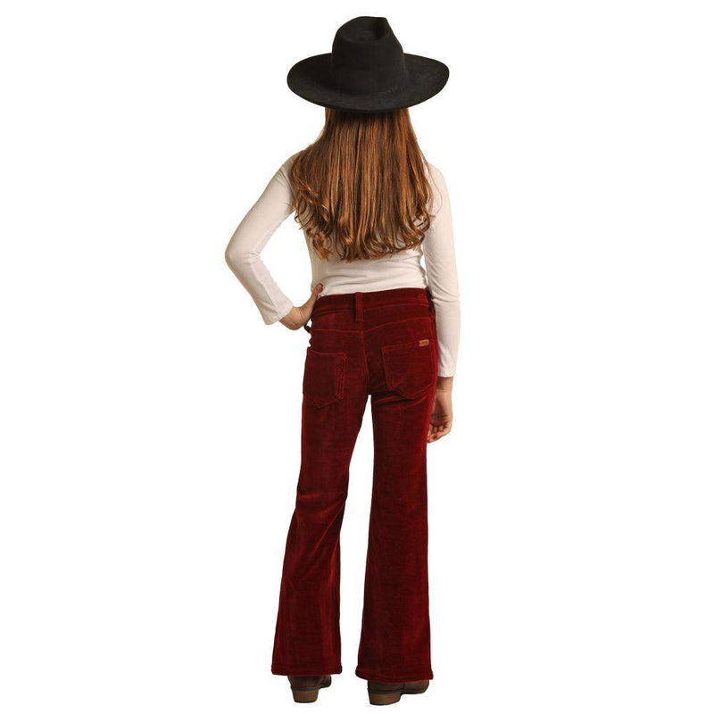 Rock & Roll Denim Girl's Corduroy Flare Jeans