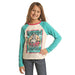 Rock & Roll Denim Girl's Wild West Cowgirl Club Graphic T-Shirt