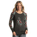 Panhandle Women's Bronc Applique Top