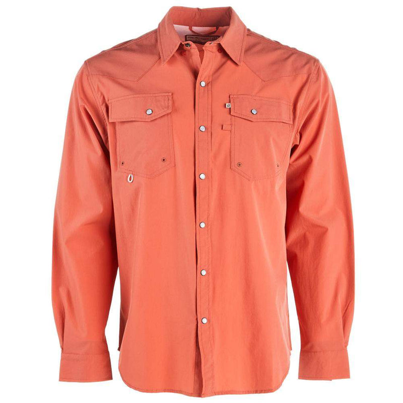 Men's Salmon Snap Shirt