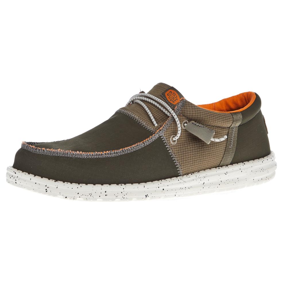 Heyy Hey Dude Men's Olive Wally Tri Nylon Trailhead Casual — NRS