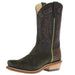 Top Hand Men's Military Green Suede 13in Black Flynn Top