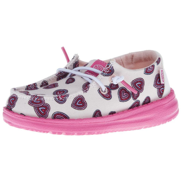 Toddler Wendy Hearts Pink Casual Shoe