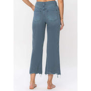 Flying Monkey Womens 90`s Crop Flare Balsam Jean