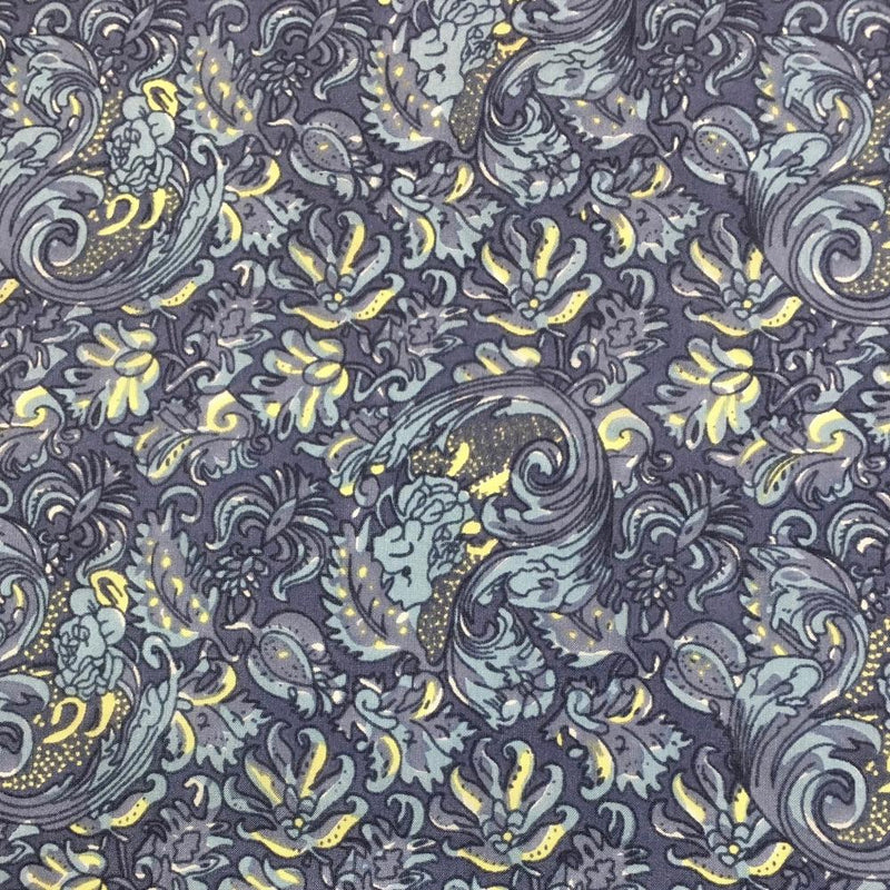 Blue #8 Calico Silk Wildrag