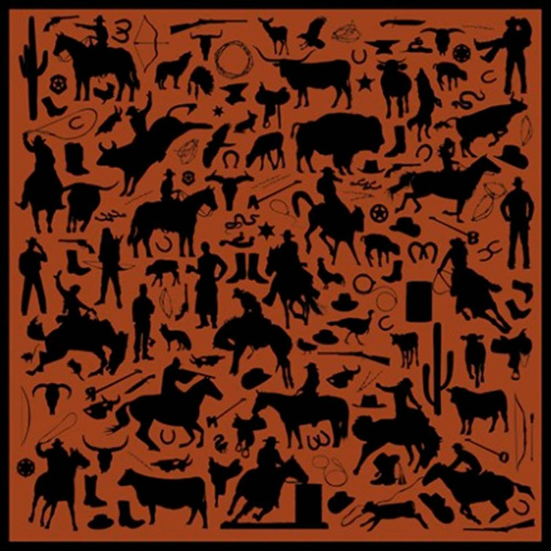 Cowboy Silhouette Silk Scarf