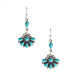 Turquoise Fan Earrings