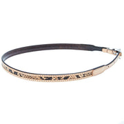 MF Natural Snake Skin Hat Band
