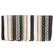 1302 4 Hogan 30x60 Acrylic Blend Saddle Blanket Olive Green
