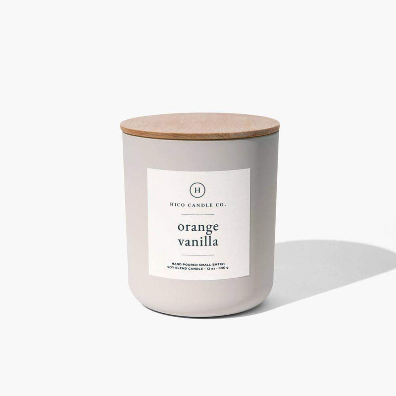 Hico Candle Co . Orange Vanilla 12 oz. Candle