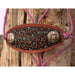 Pink and Turquoise Leopard Bronc Noseband Rope Halter