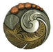 NRS Swirl Feather 1 1/2 Inch Concho