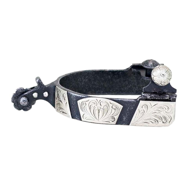 Ranchman Ladies 7/8 Inch Band Silver Spurs