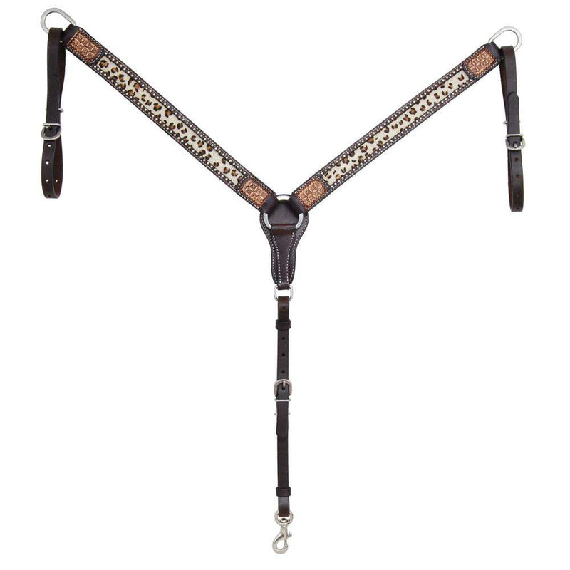 Rafter T Ranch Company Leopard 1 1/2 Inch Breast Collar