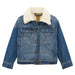 Girl's Sherpa Lined Denim Trucker Jacket