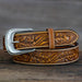 1" Russet Tooled Leaf
