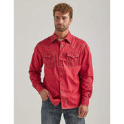 Wrangler Men's Retro Premium Long Sleeve Button Down