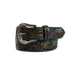 Womens Nocona Dark Tooled Floral Belt