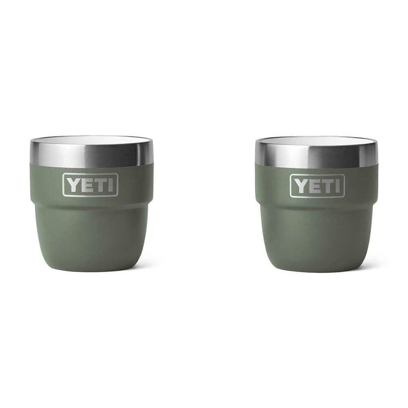 Yeti Coolers Rambler 4oz 2pk Espresso Cuup Camp Green