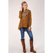 Roper Apparel Womens Poly Velvet Vneck Tunic