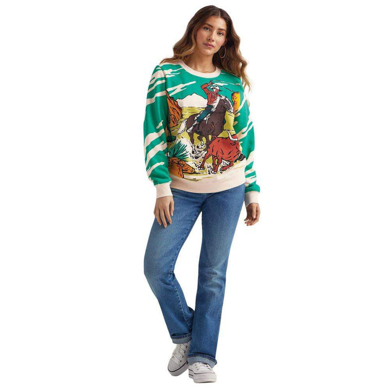 Wrangler Womens Retro Punchy Sweatshirt