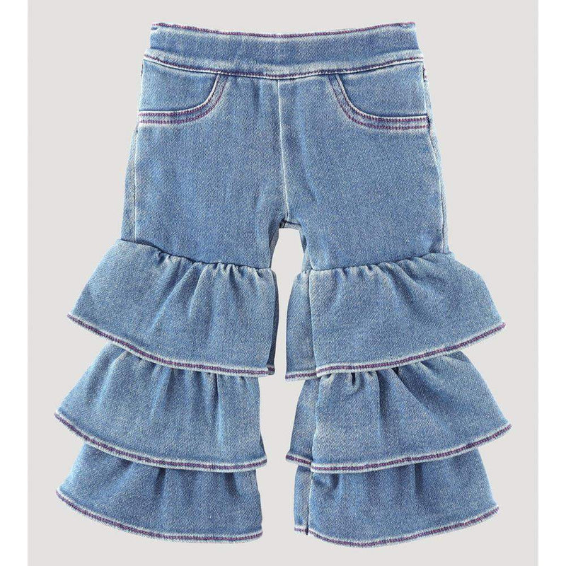 Wrangler Girl's Tiered Flare Jean