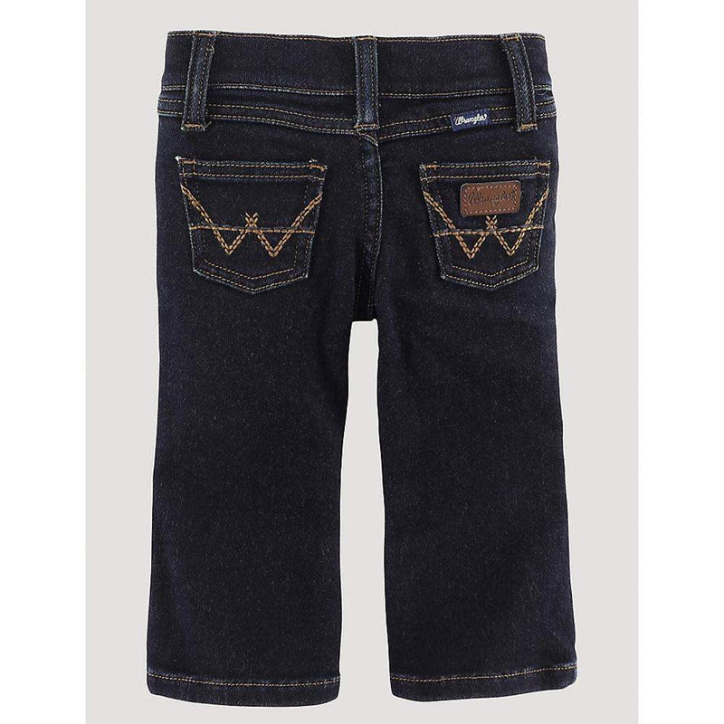 Wrangler Boy's Stitched Pocket Bootcut Jeans