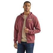 Wrangler Men's Graphic Logo Full Zip Hoodie