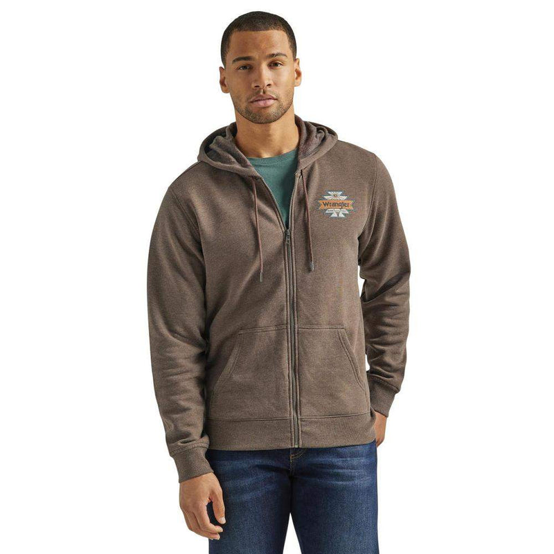 Men's Graphic Logo Full Zip Hoodie