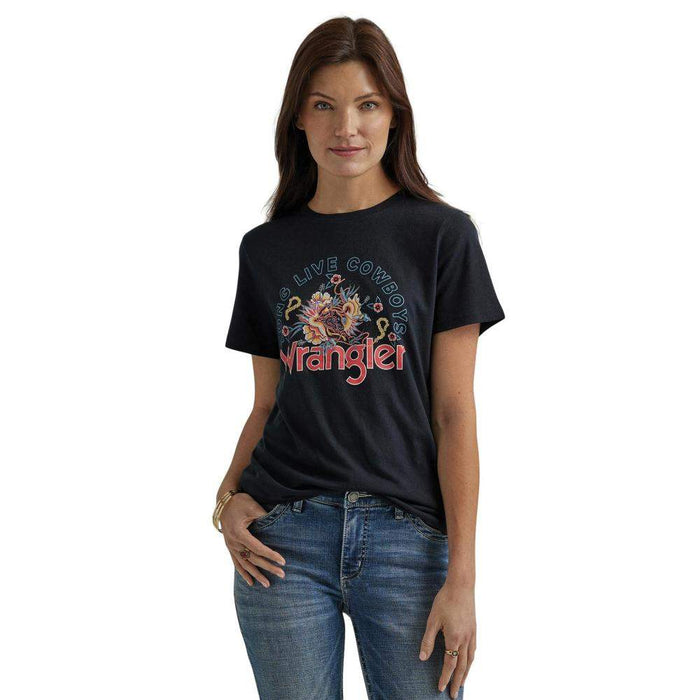 Wrangler Women's Retro Black Graphic Tee