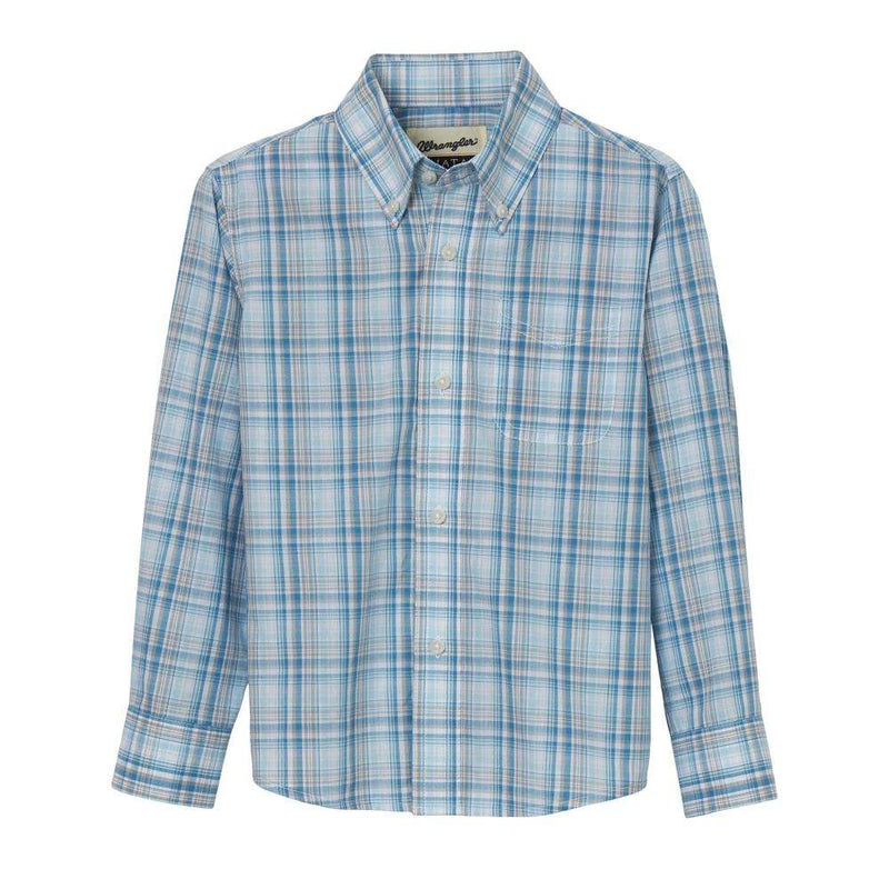 Wrangler Boy's Plaid Assorted Riata Shirt